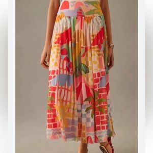 Farm Rio drop waist skirt from Anthropologie